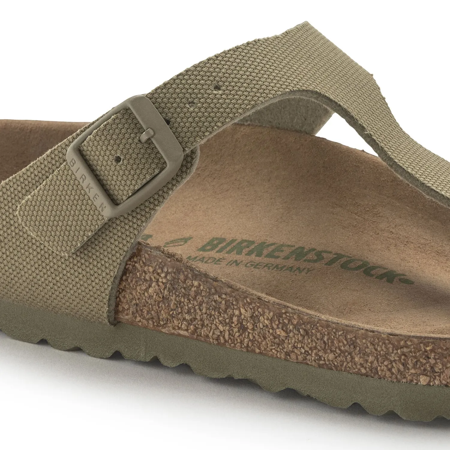 Hot Birkenstock Gizeh Vegan Faded Khaki