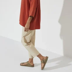 Cheap Birkenstock Gizeh Vegan Big Buckle Faded Khaki