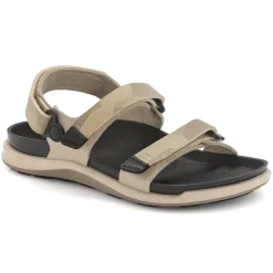 Cheap Birkenstock Kalahari Femme Futura Geometric Camo Beige