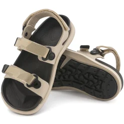 Cheap Birkenstock Kalahari Femme Futura Geometric Camo Beige