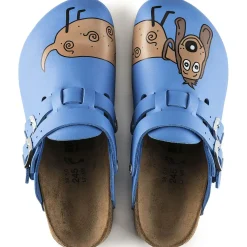 Best Birkenstock Kay Sl Dog Blue Background