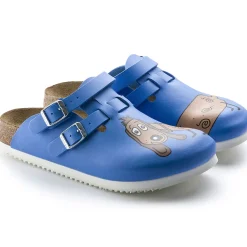 Best Birkenstock Kay Sl Dog Blue Background