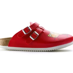 Hot Birkenstock Kay Sl Cat Red Background