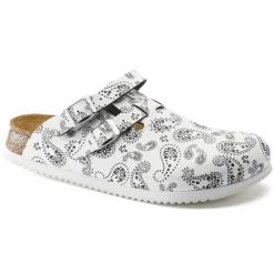 Clearance Birkenstock Kay Sl Paisley Black/White