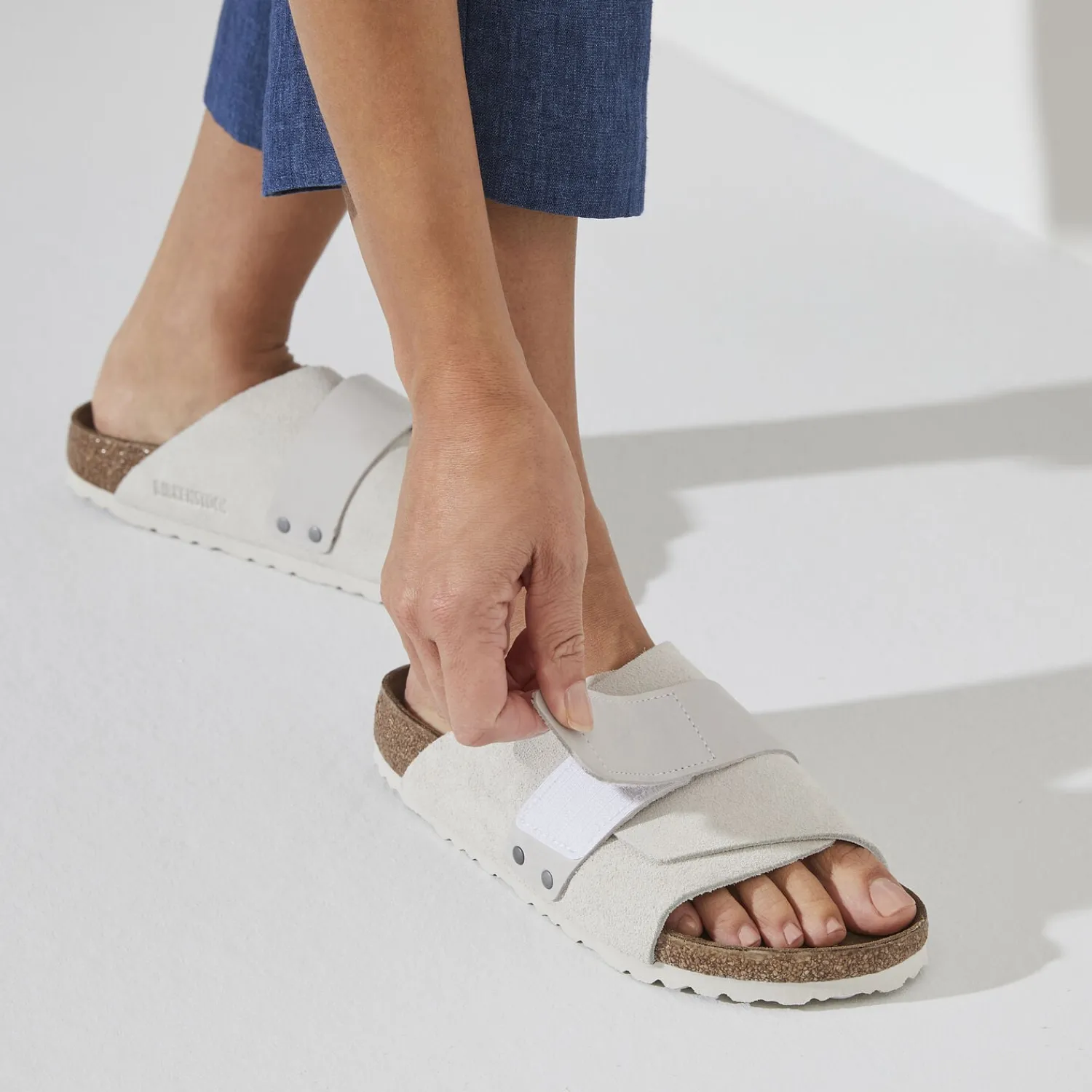 New Birkenstock Kyoto Antique White