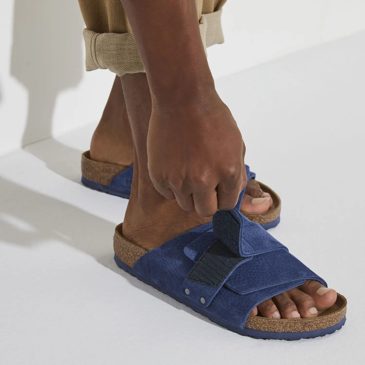 Flash Sale Birkenstock Kyoto Desert Buck Indigo Blue