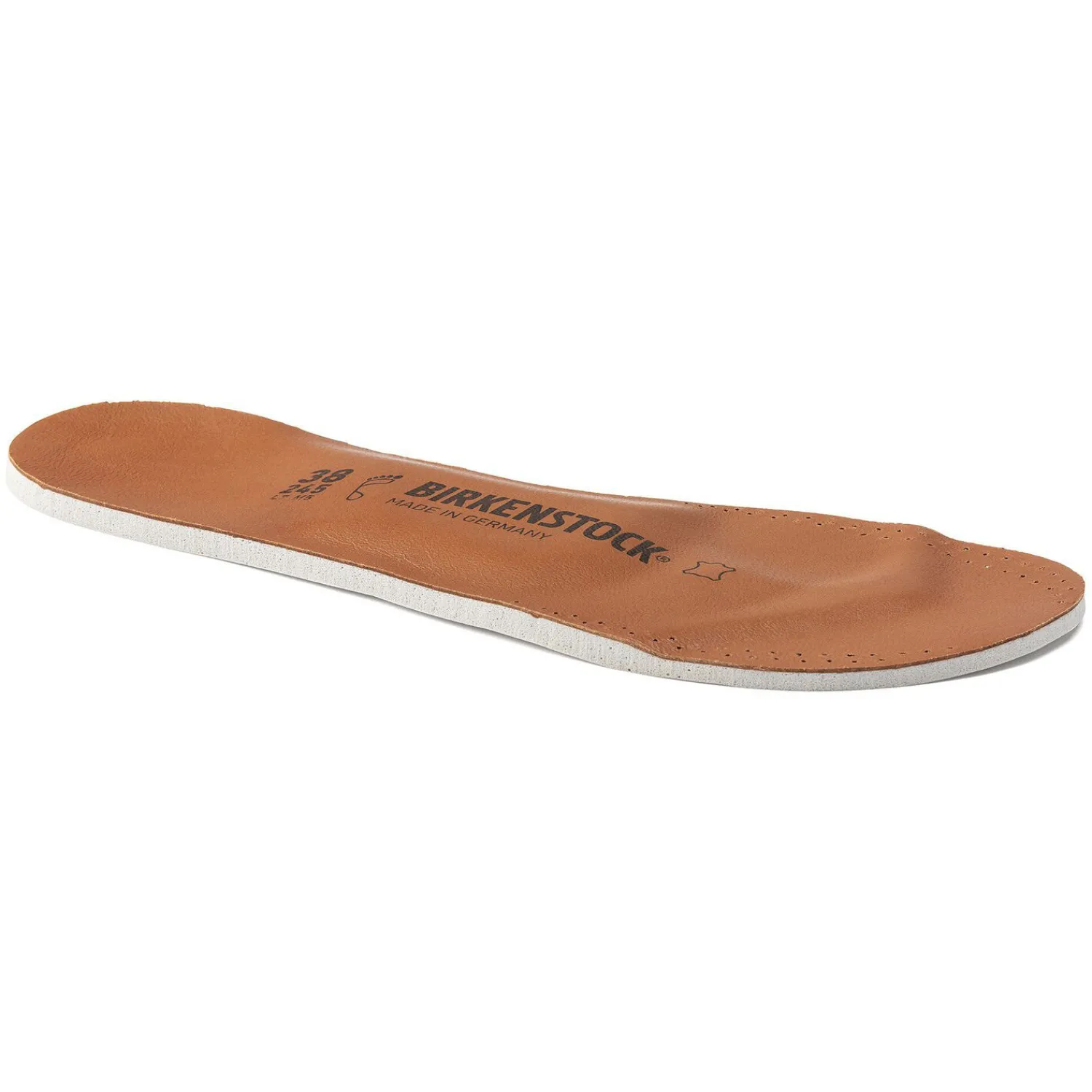New Birkenstock Lit De Pied Comfort En Cuir Brown