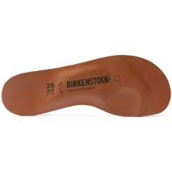 New Birkenstock Lit De Pied Comfort En Cuir Brown