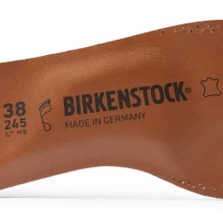 New Birkenstock Lit De Pied Comfort En Cuir Brown