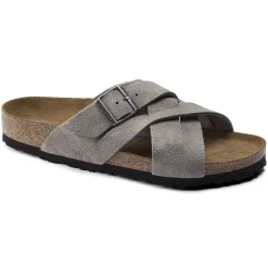 Cheap Birkenstock Lugano Lit De Pied Souple Stone Coin