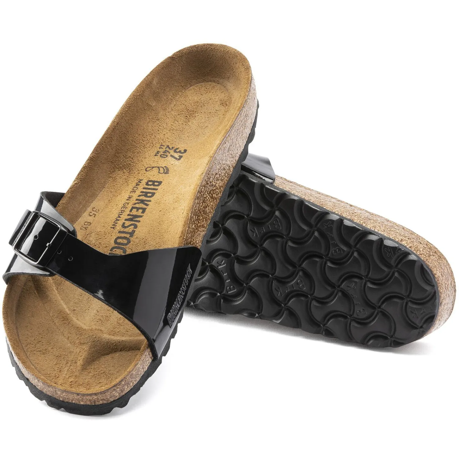 Cheap Birkenstock Madrid Black Patent