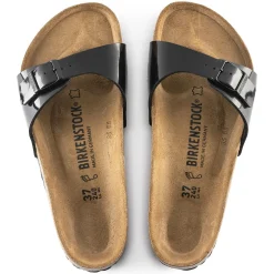 Cheap Birkenstock Madrid Black Patent