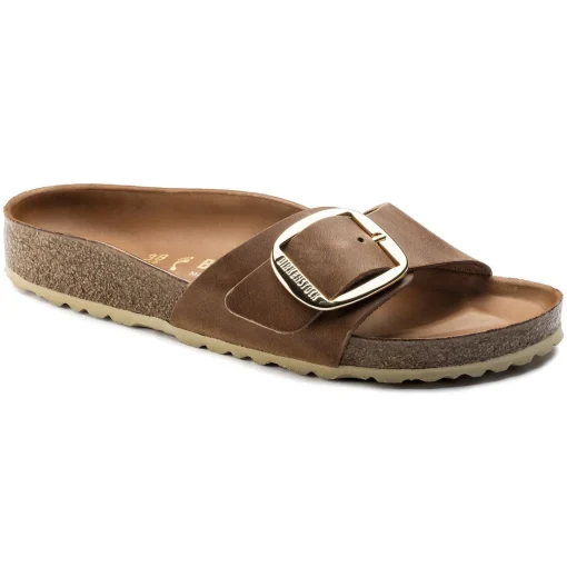 Cheap Birkenstock Madrid Big Buckle Cognac