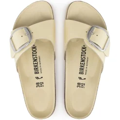 Store Birkenstock Madrid Big Buckle High Shine Butter
