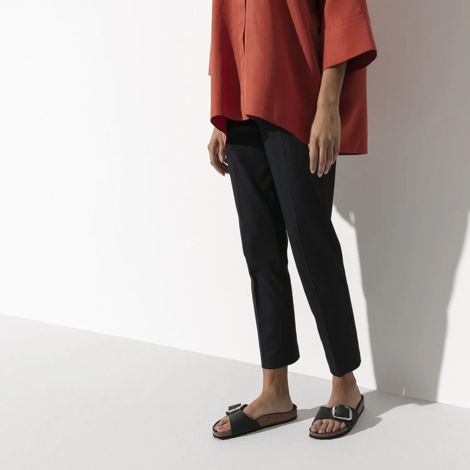 Shop Birkenstock Madrid Big Buckle Black