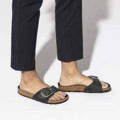Shop Birkenstock Madrid Big Buckle Black