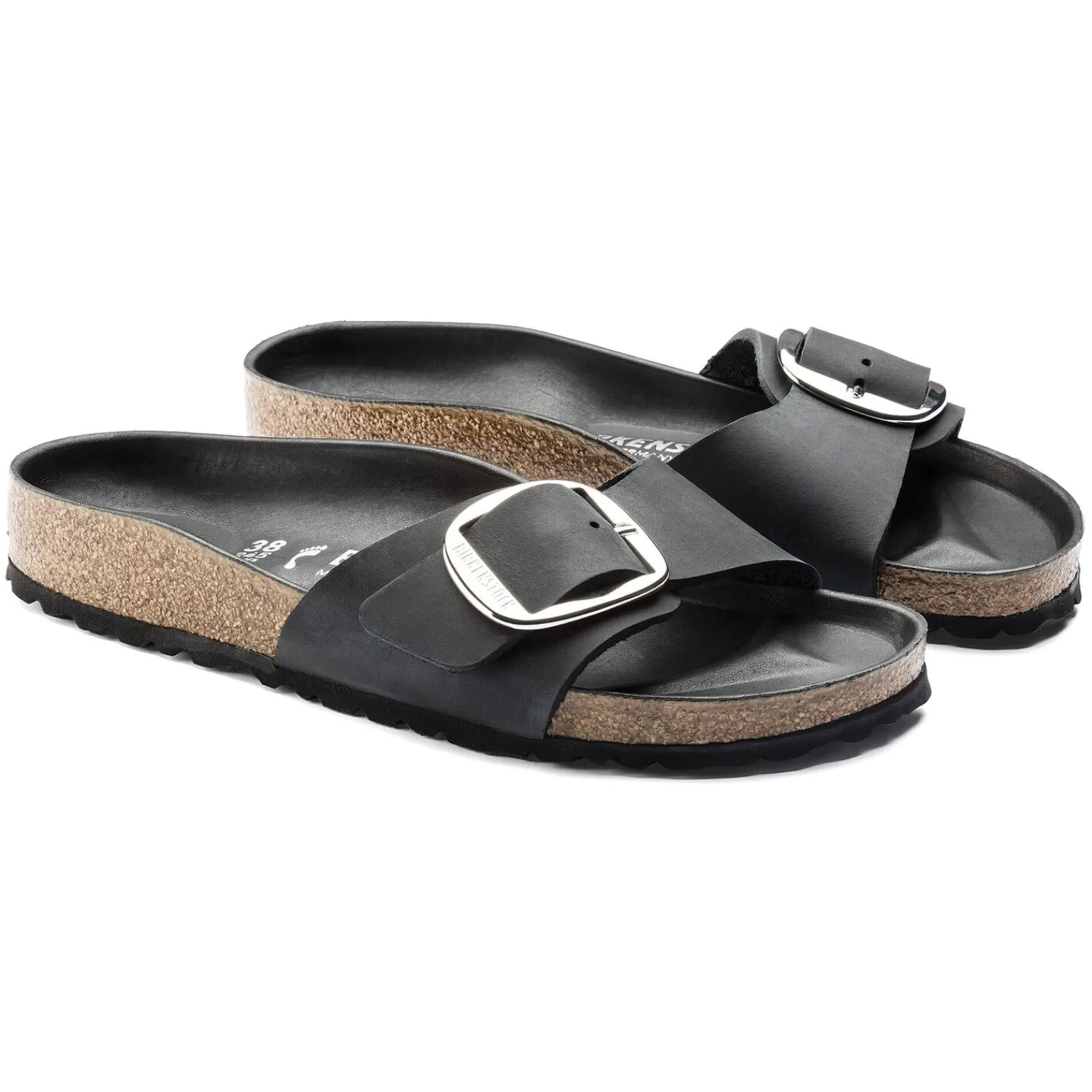 Shop Birkenstock Madrid Big Buckle Black
