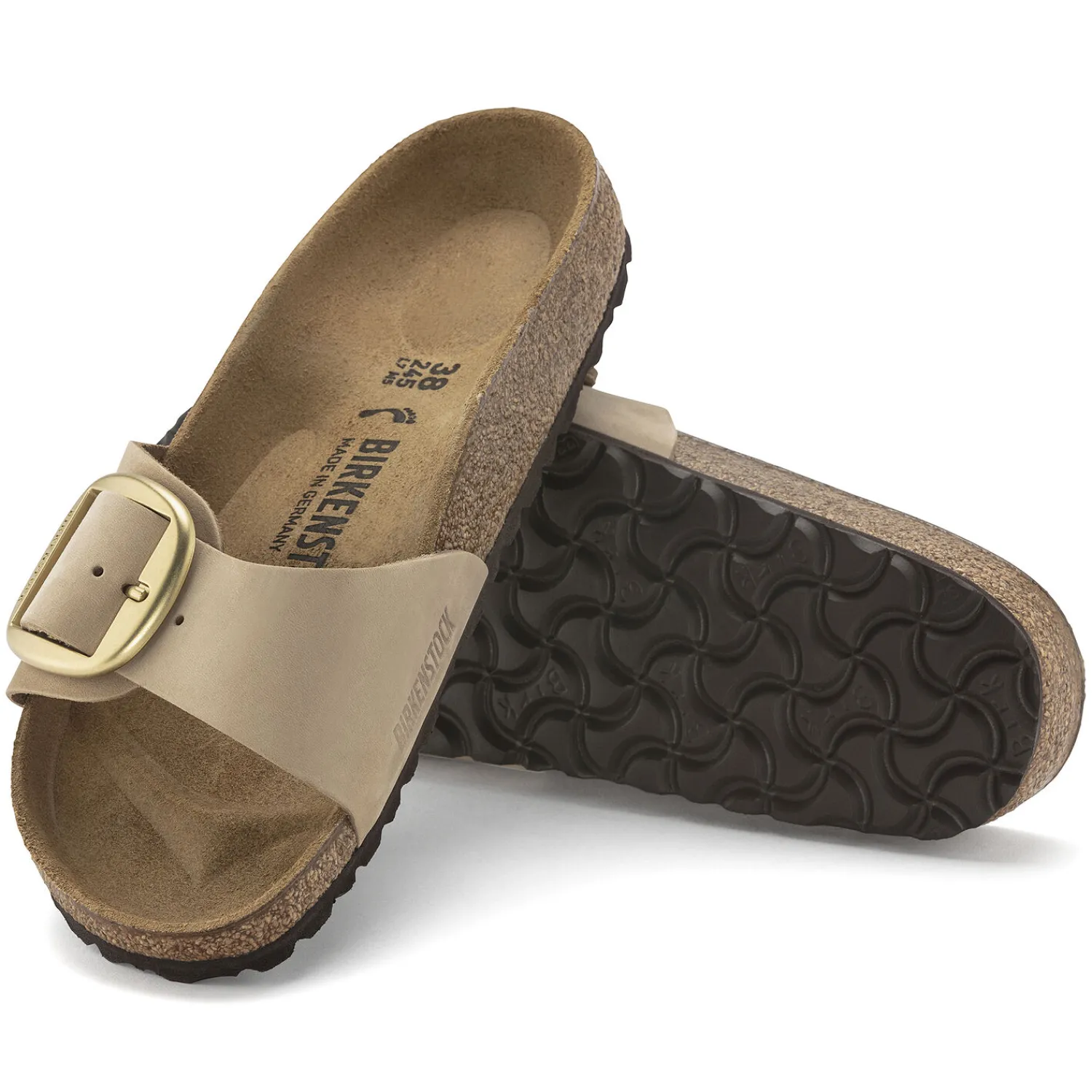 New Birkenstock Madrid Big Buckle Sandcastle