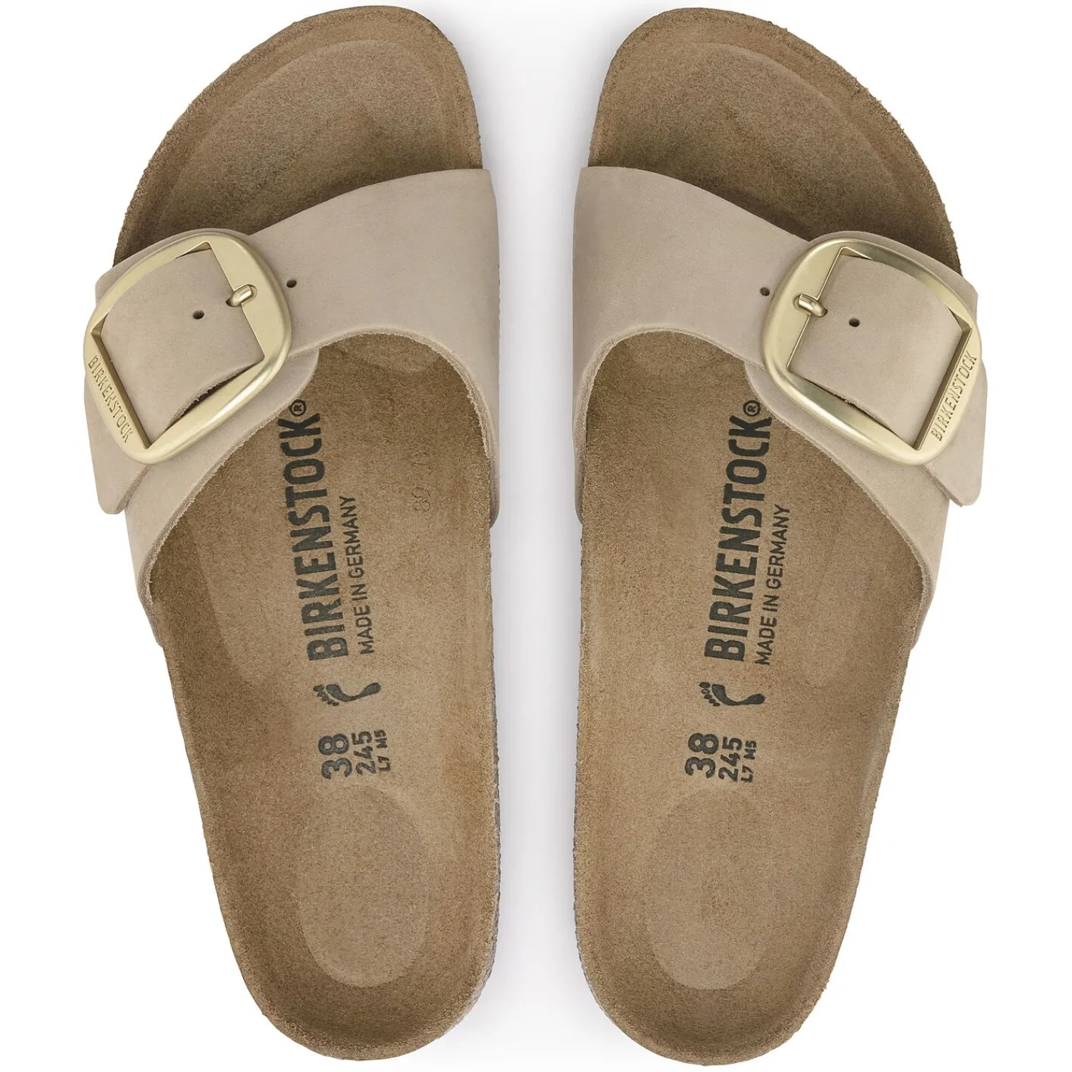 New Birkenstock Madrid Big Buckle Sandcastle