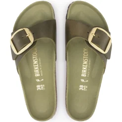 New Birkenstock Madrid Big Buckle Olive Green