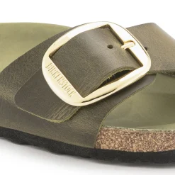 New Birkenstock Madrid Big Buckle Olive Green