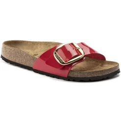 Flash Sale Birkenstock Madrid Big Buckle Patent Cherry