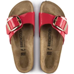 Flash Sale Birkenstock Madrid Big Buckle Patent Cherry