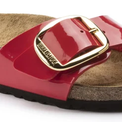 Flash Sale Birkenstock Madrid Big Buckle Patent Cherry