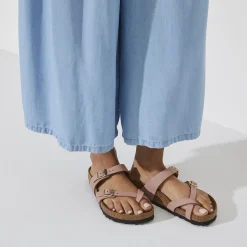 Clearance Birkenstock Mayari Lit De Pied Souple Old Rose