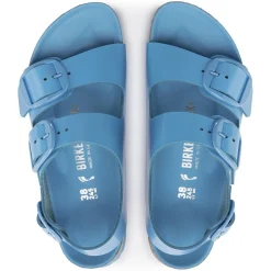 Online Birkenstock Milano Big Buckle High Shine Sky Blue