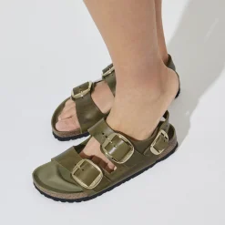 Online Birkenstock Milano Big Buckle Olive Green