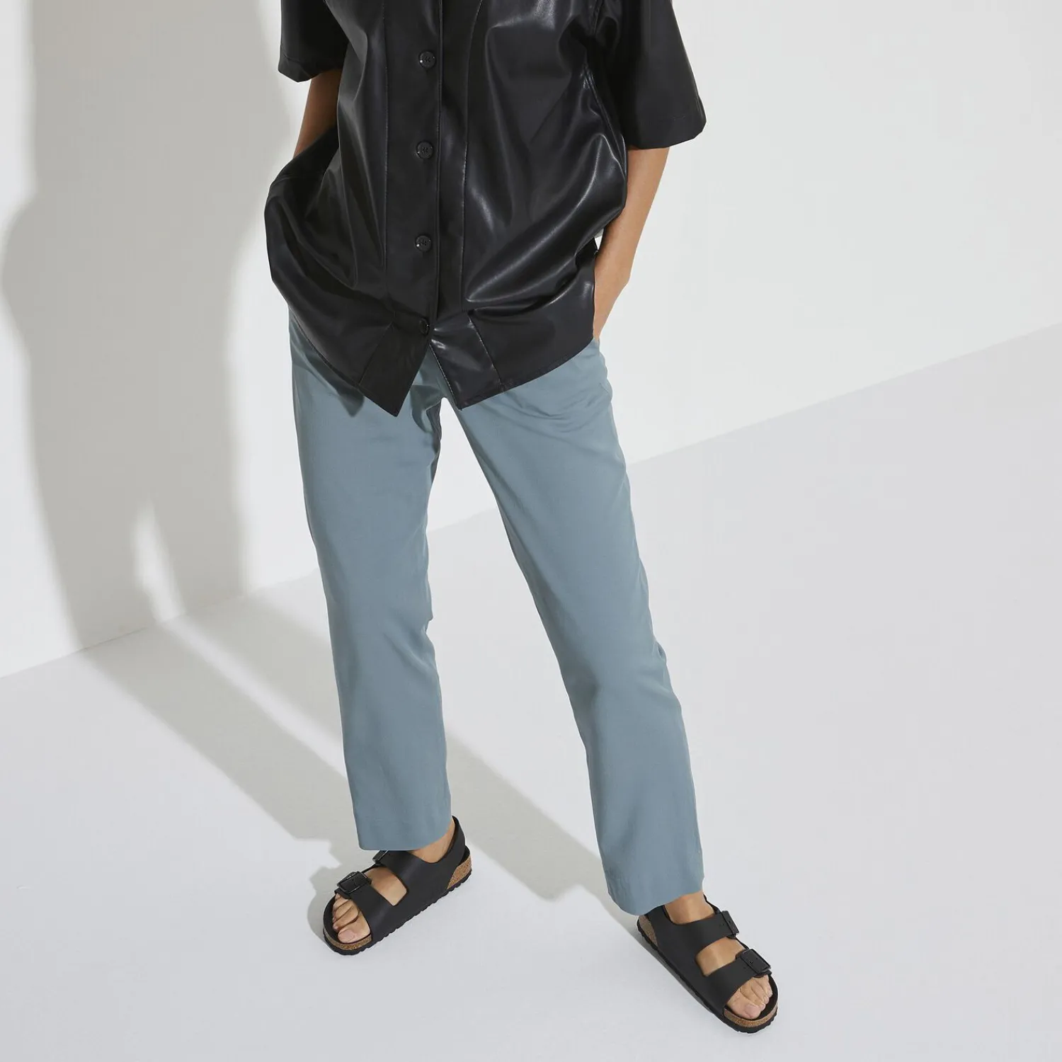 Online Birkenstock Milano Bs Triples Black