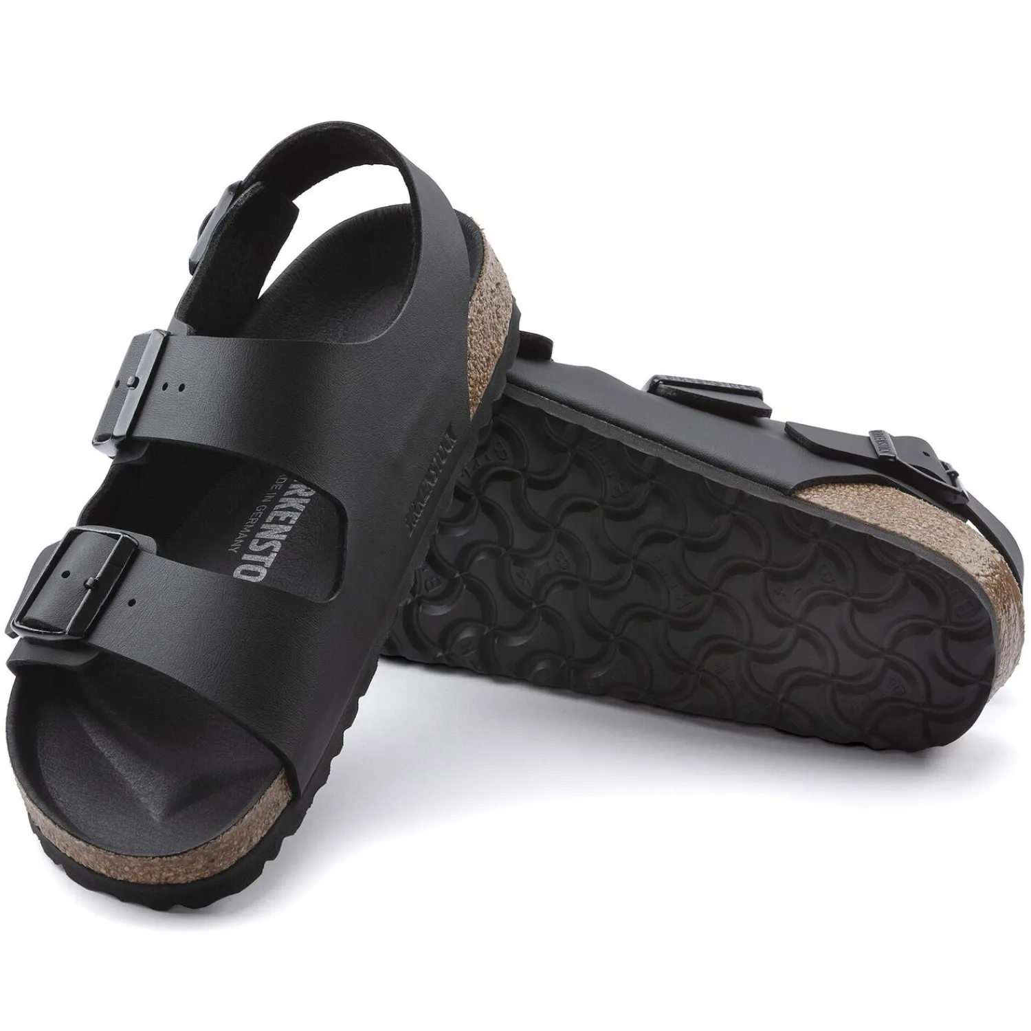 Online Birkenstock Milano Bs Triples Black