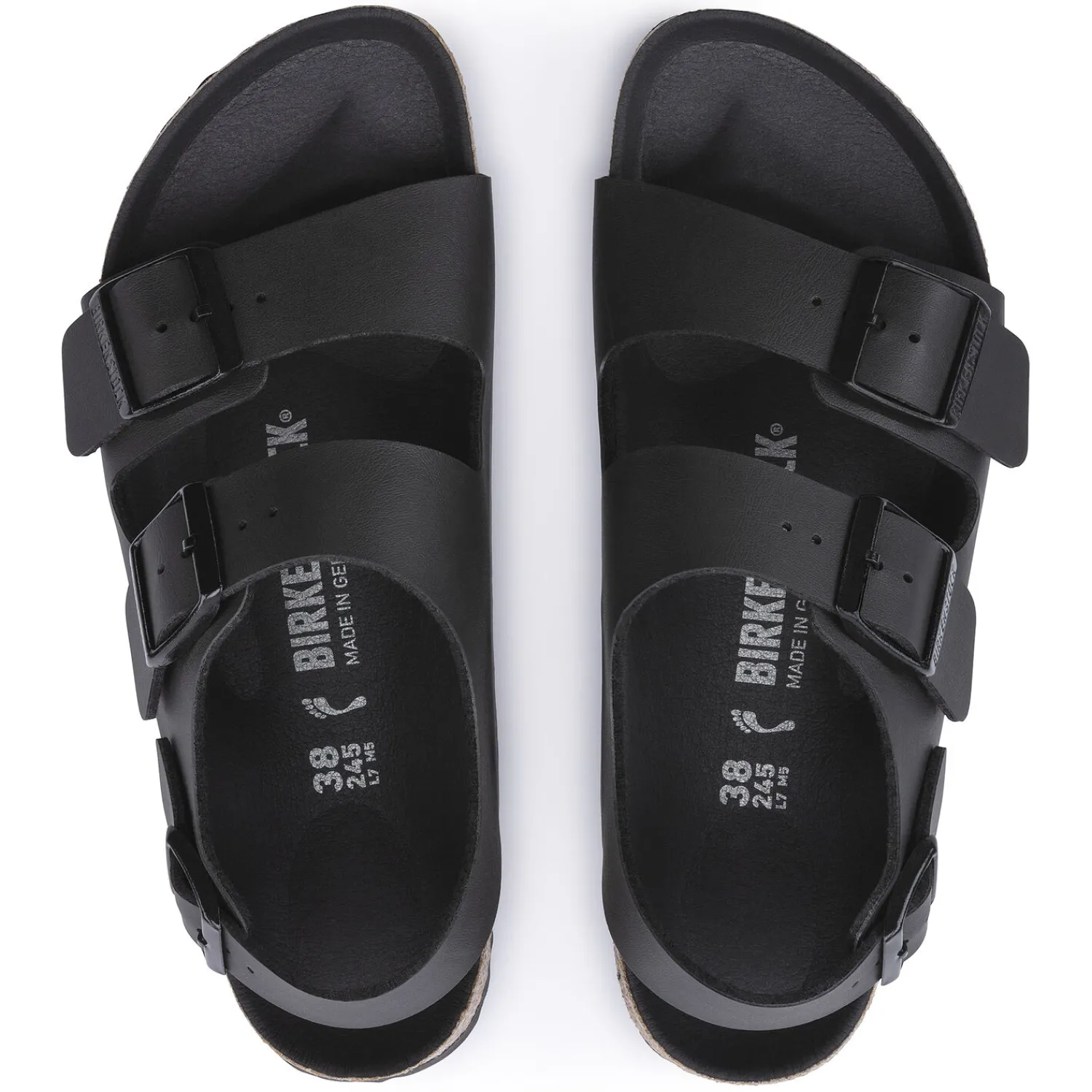 Online Birkenstock Milano Bs Triples Black