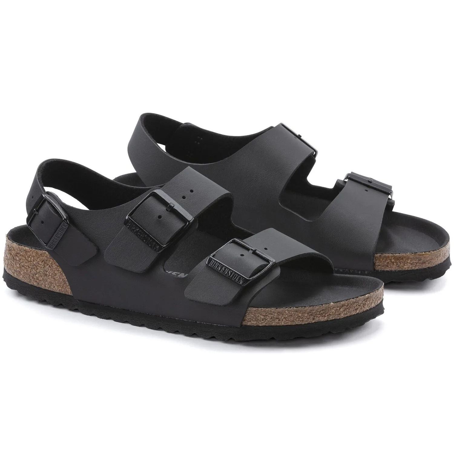 Online Birkenstock Milano Bs Triples Black