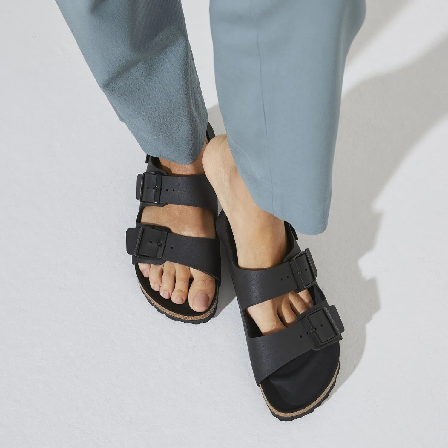 Online Birkenstock Milano Bs Triples Black