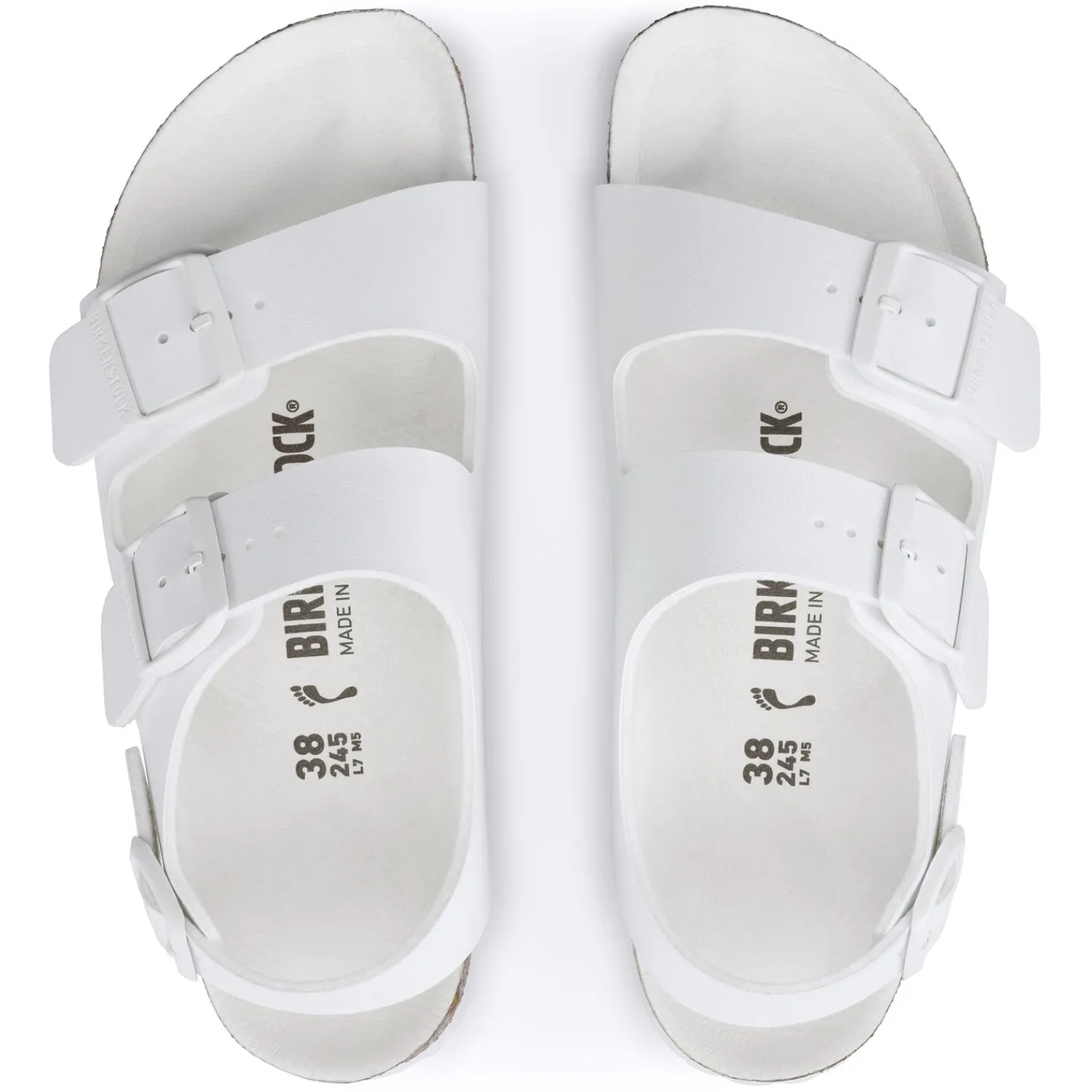 Hot Birkenstock Milano Bs Triples White