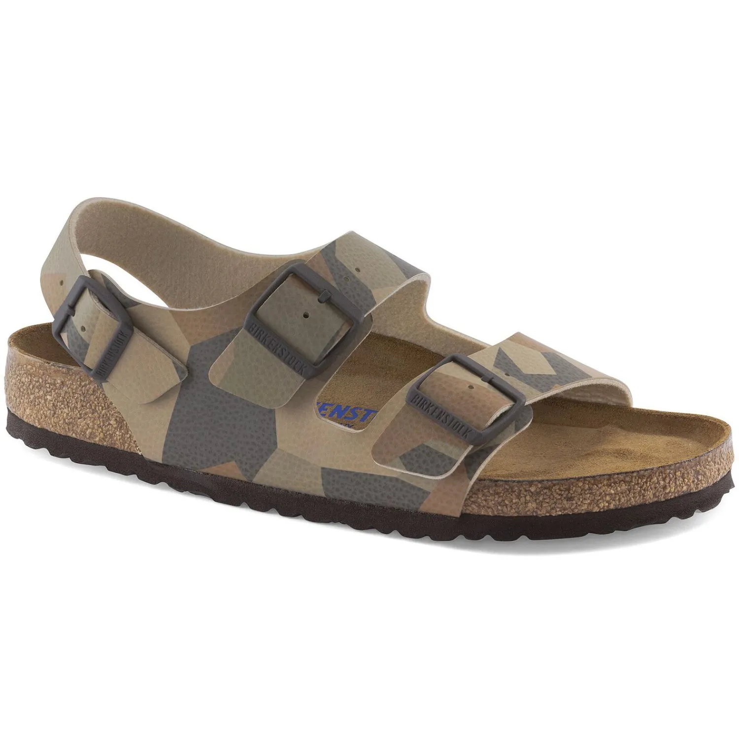 Shop Birkenstock Milano Bs Desert Soil Geo Camo Core