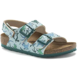 Hot Birkenstock Milano Hl Kids Big Dino Light Blue
