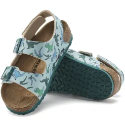 Hot Birkenstock Milano Hl Kids Big Dino Light Blue