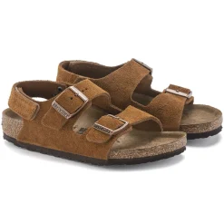 Sale Birkenstock Milano Hl Suede Kids Mink