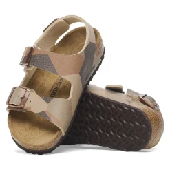 New Birkenstock Milano Kids Desert Soil Geo Camo Core