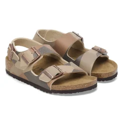 New Birkenstock Milano Kids Desert Soil Geo Camo Core