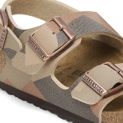 New Birkenstock Milano Kids Desert Soil Geo Camo Core