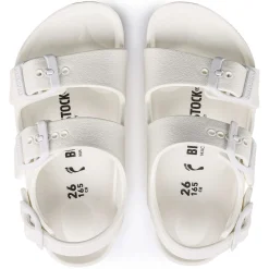 Shop Birkenstock Milano Kids White