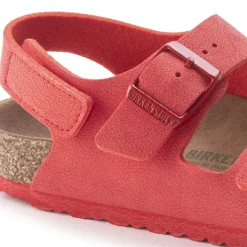 Clearance Birkenstock Milano Kids Vegan Active Red