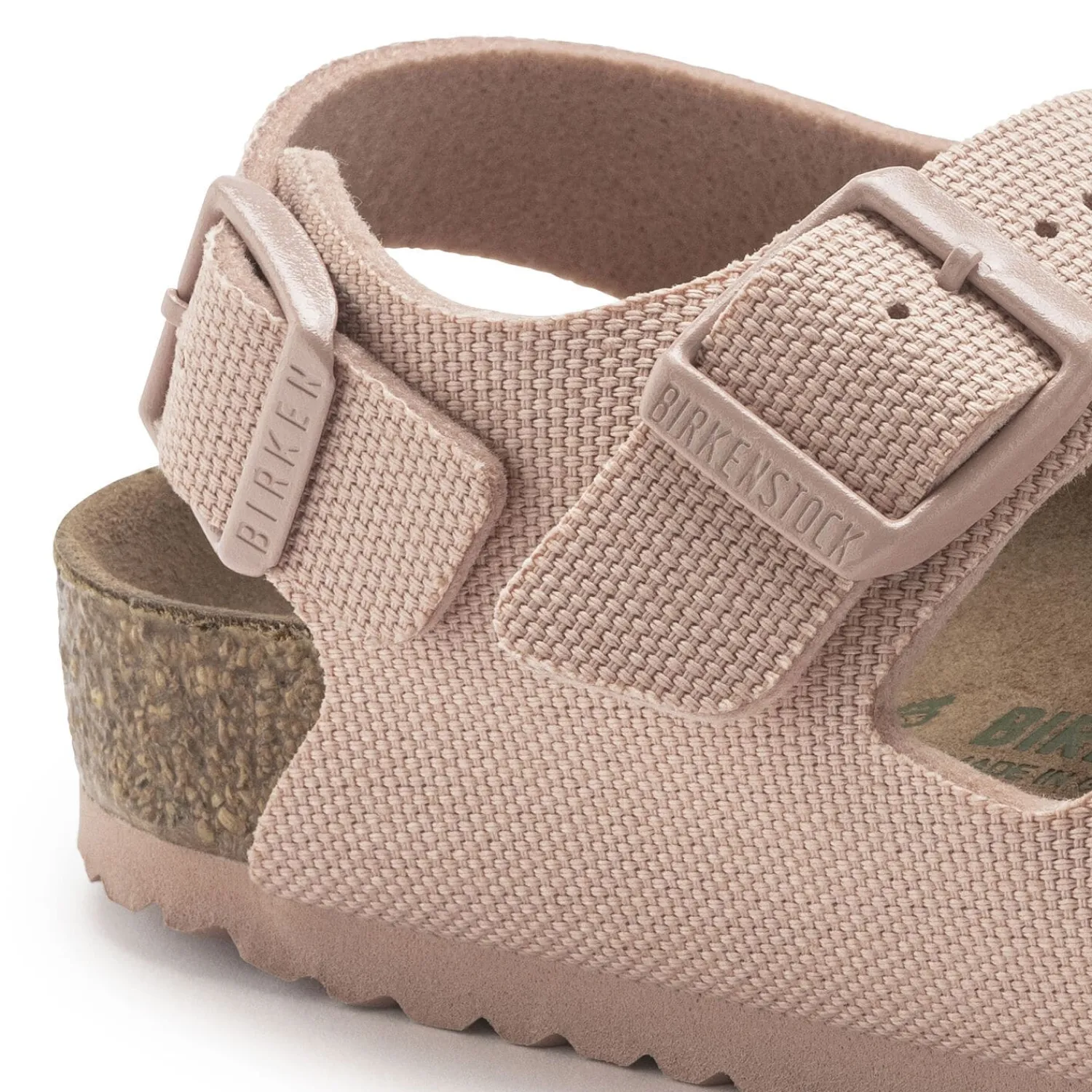 Discount Birkenstock Milano Kids Vegan Soft Pink