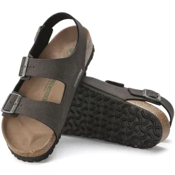 Clearance Birkenstock Milano Vegan Desert Dust Black