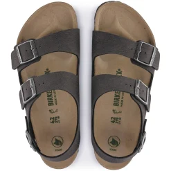 Clearance Birkenstock Milano Vegan Desert Dust Black