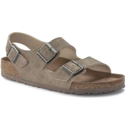 Online Birkenstock Milano Vegan Desert Dust Gray Taupe